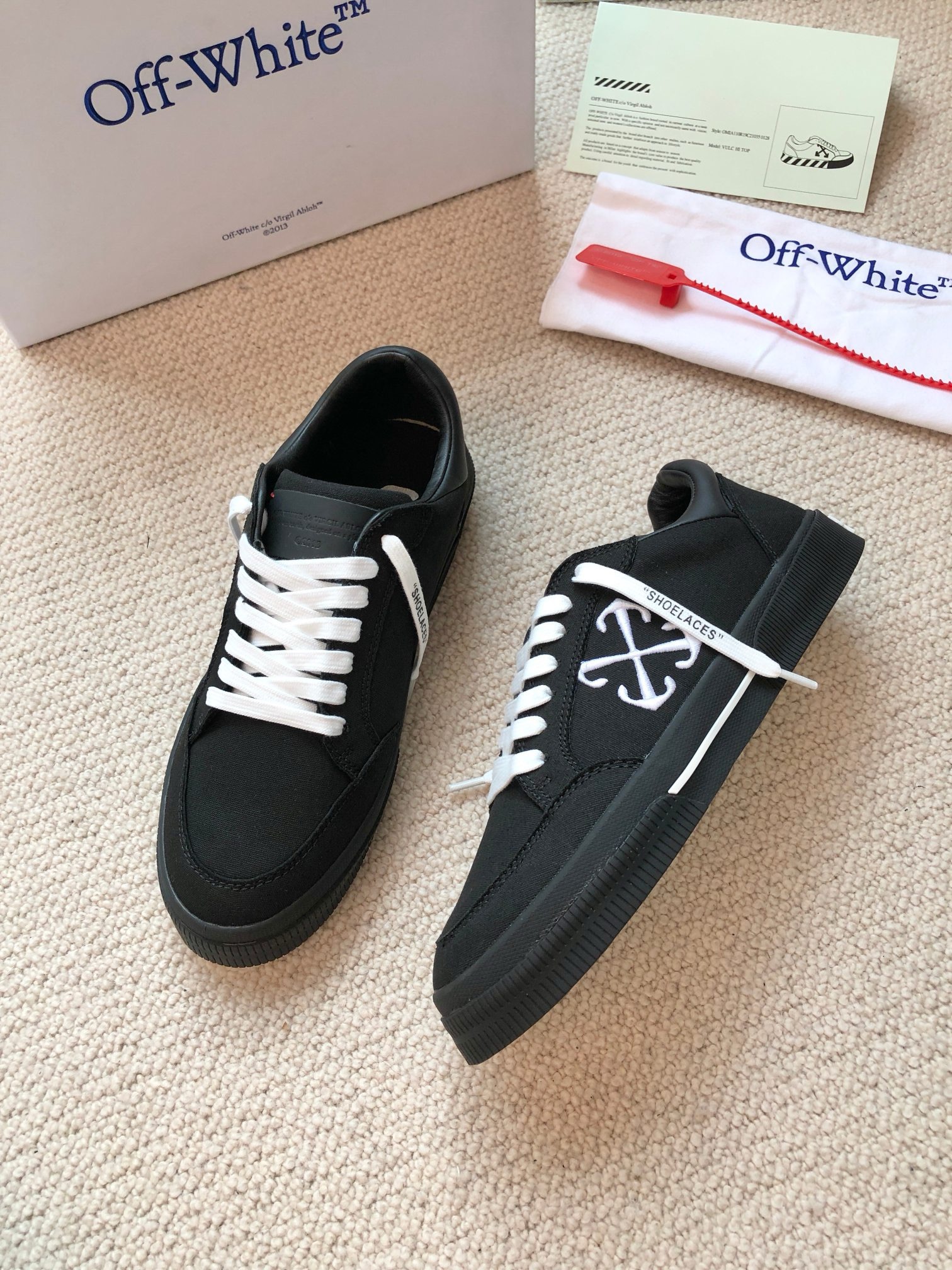 OFF White 2024ss New Low Vulcanized Sneaker Size 36-45