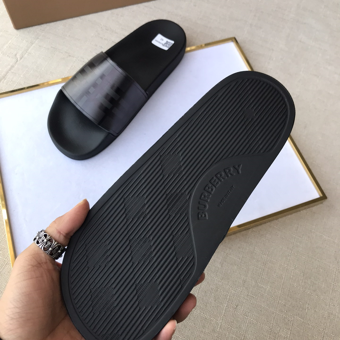 Burberry Mens Women Sandals Gr. 36-46