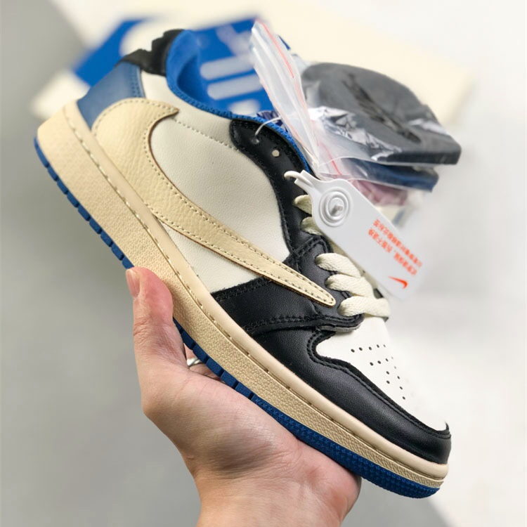 Nike Air Jordan 1 x Travis Scott Low Top Sneaker Shoes Gr. 36-46