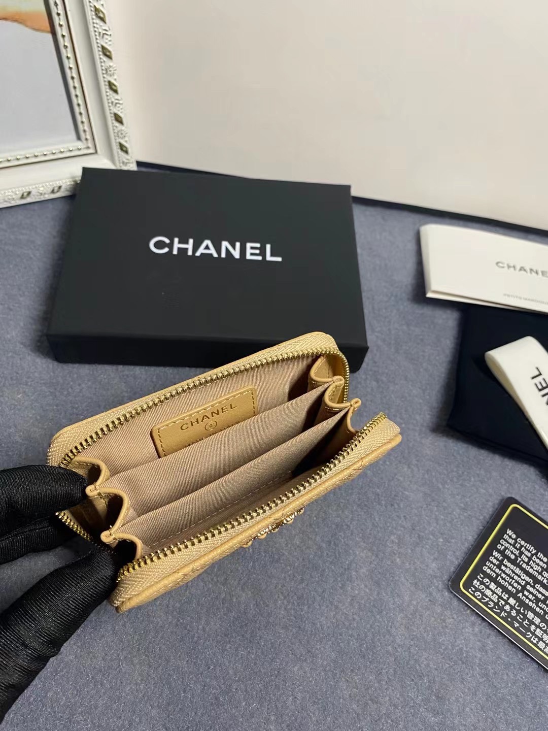 Chanel Card Holder Size 11*7*2cm