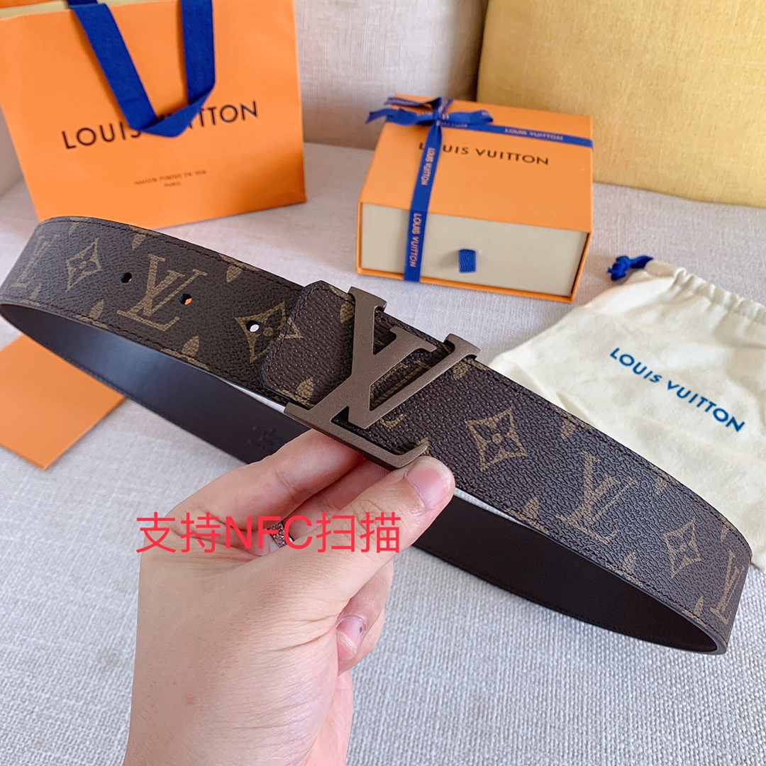Louis Vuitton Men Belt Width 4cm