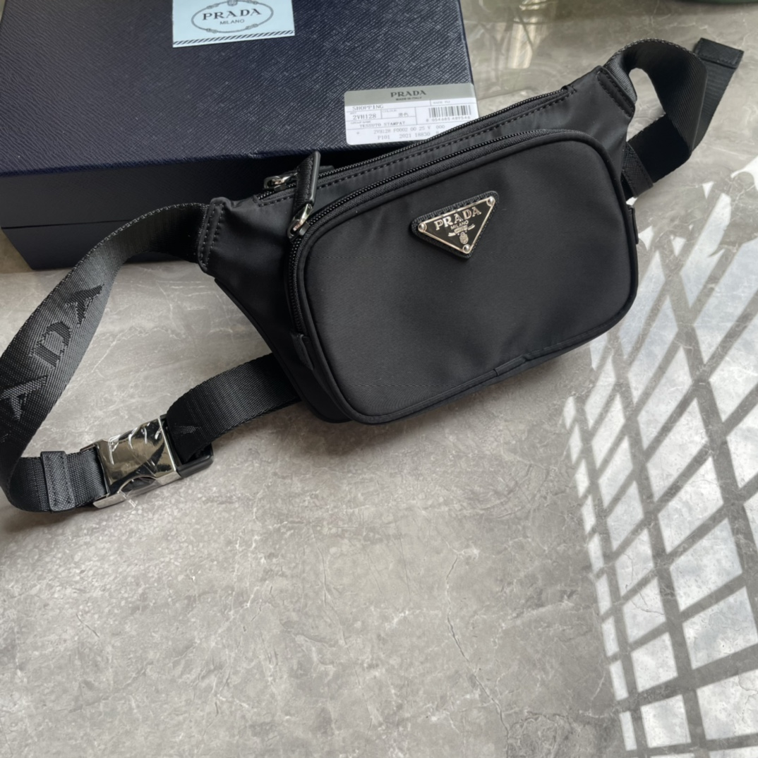 Prada 2VH128 Re-Nylon Men Shoulder Bags Size 19*13*2.5cm