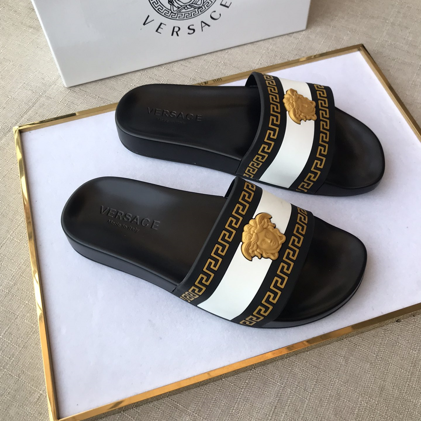 Versace Mens Women Sandals Gr. 36-46