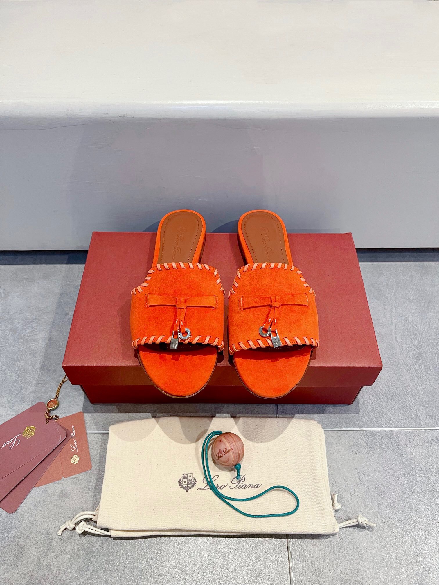 Loro Piana Charms Slipper Women Slippers Size 36-41