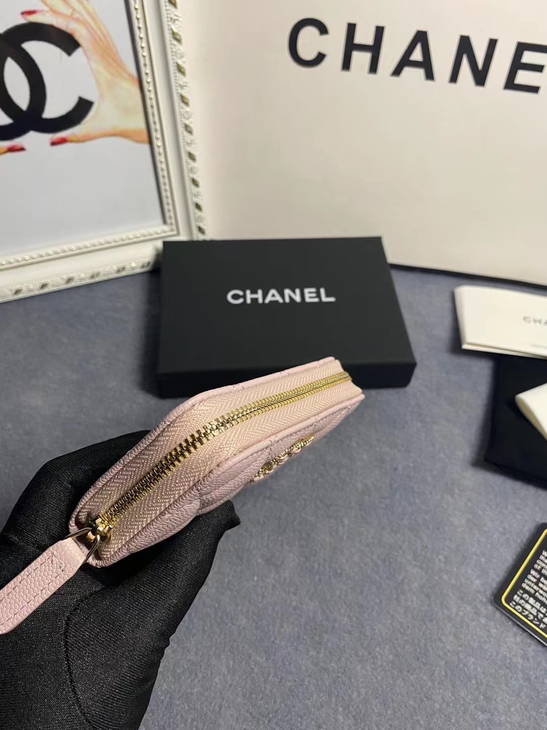 Chanel Card Holder Size 11*7*2cm