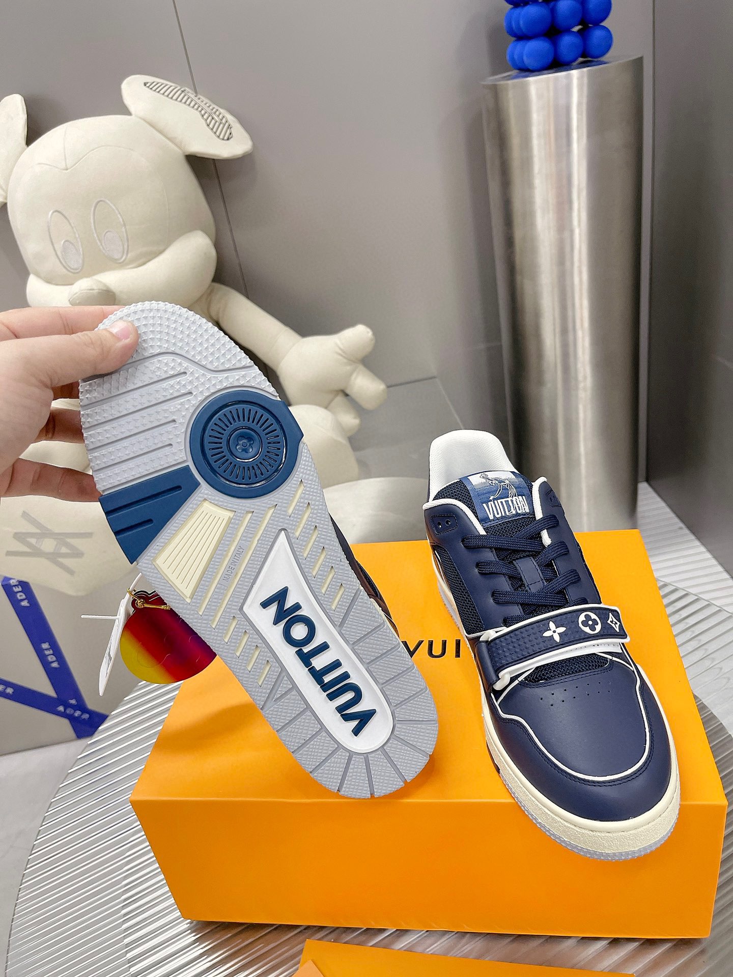 Louis Vuitton LV Trainer Velcro Strap Sneaker Size 36-46