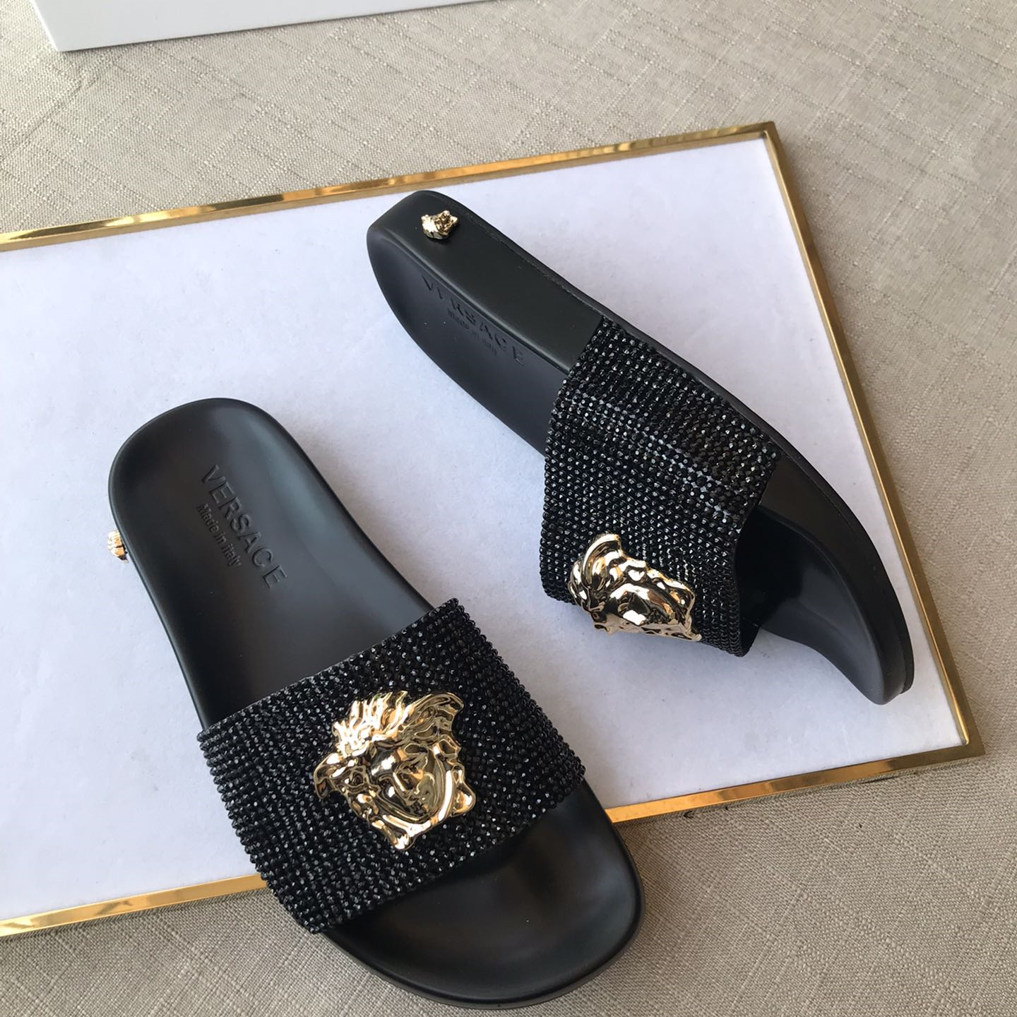Versace Mens Women Sandals Gr. 36-46