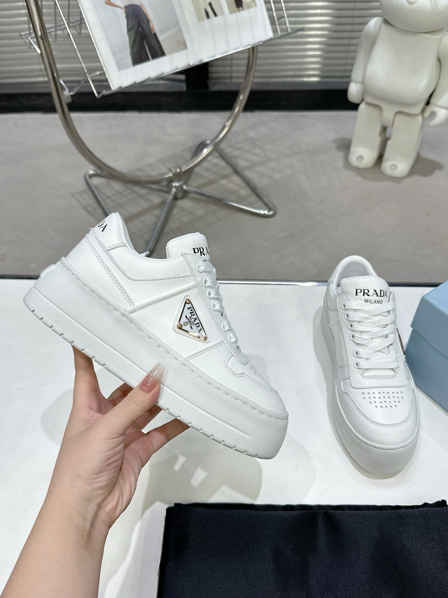 Prada 2024 New Downtown Bold leather sneaker Size 36-40