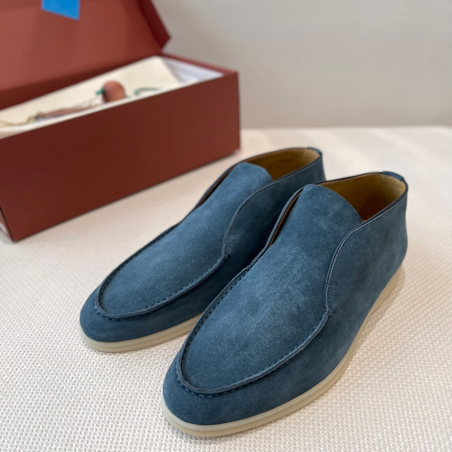 Loro Piana Unisex Loafers High Top Size 36-45