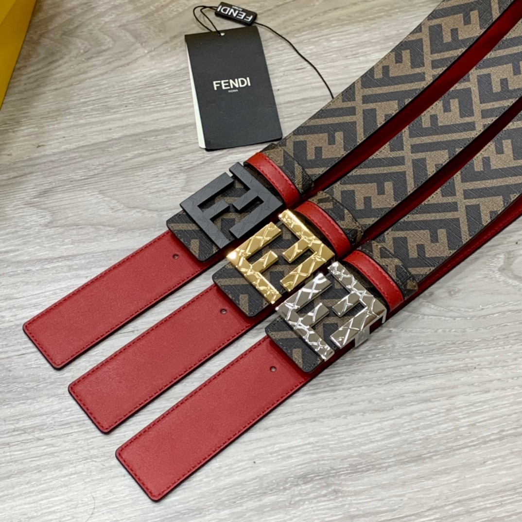 Fendi Men Belt Width 4cm