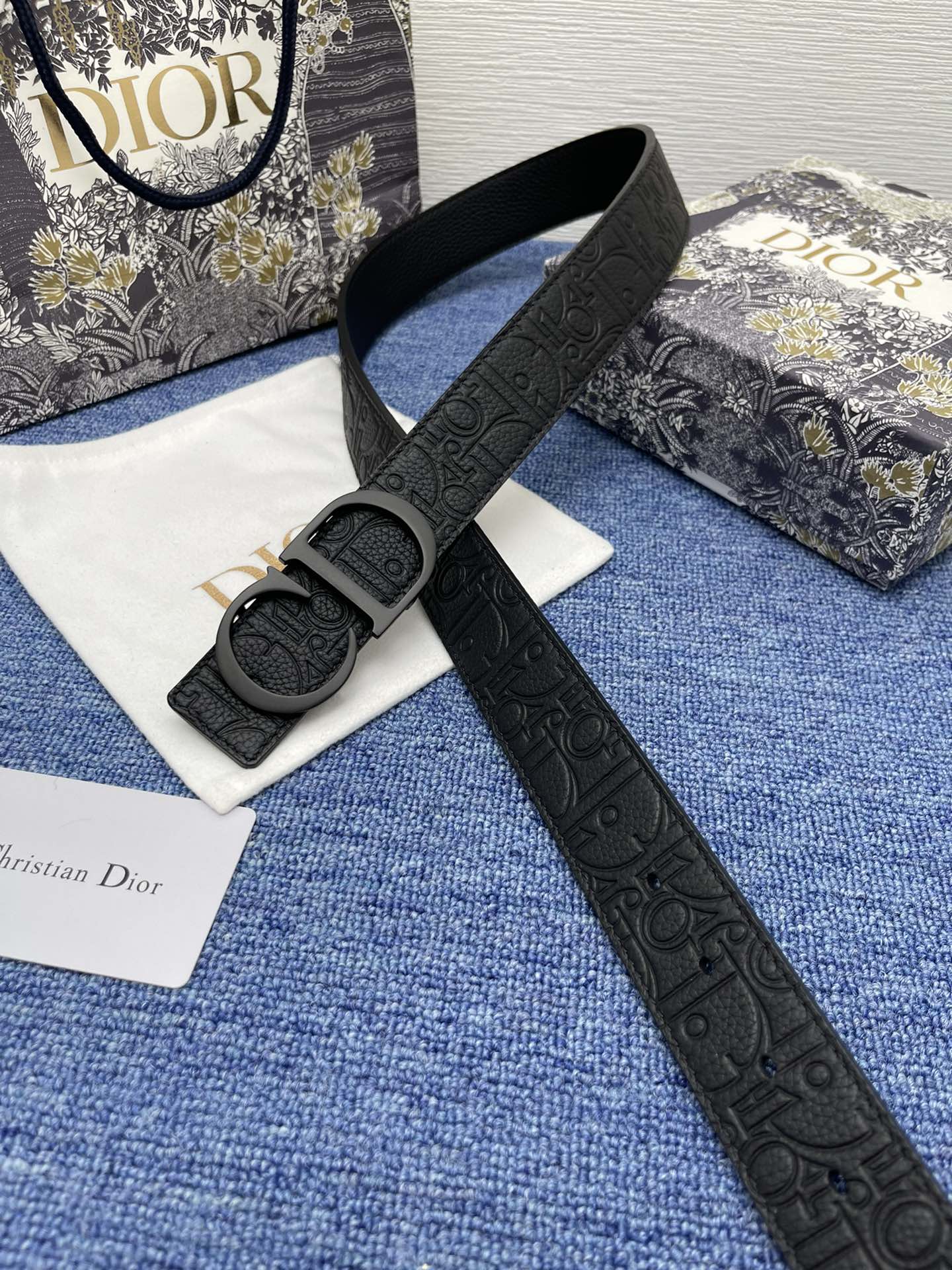 Dior Men Belt Width 3.5cm