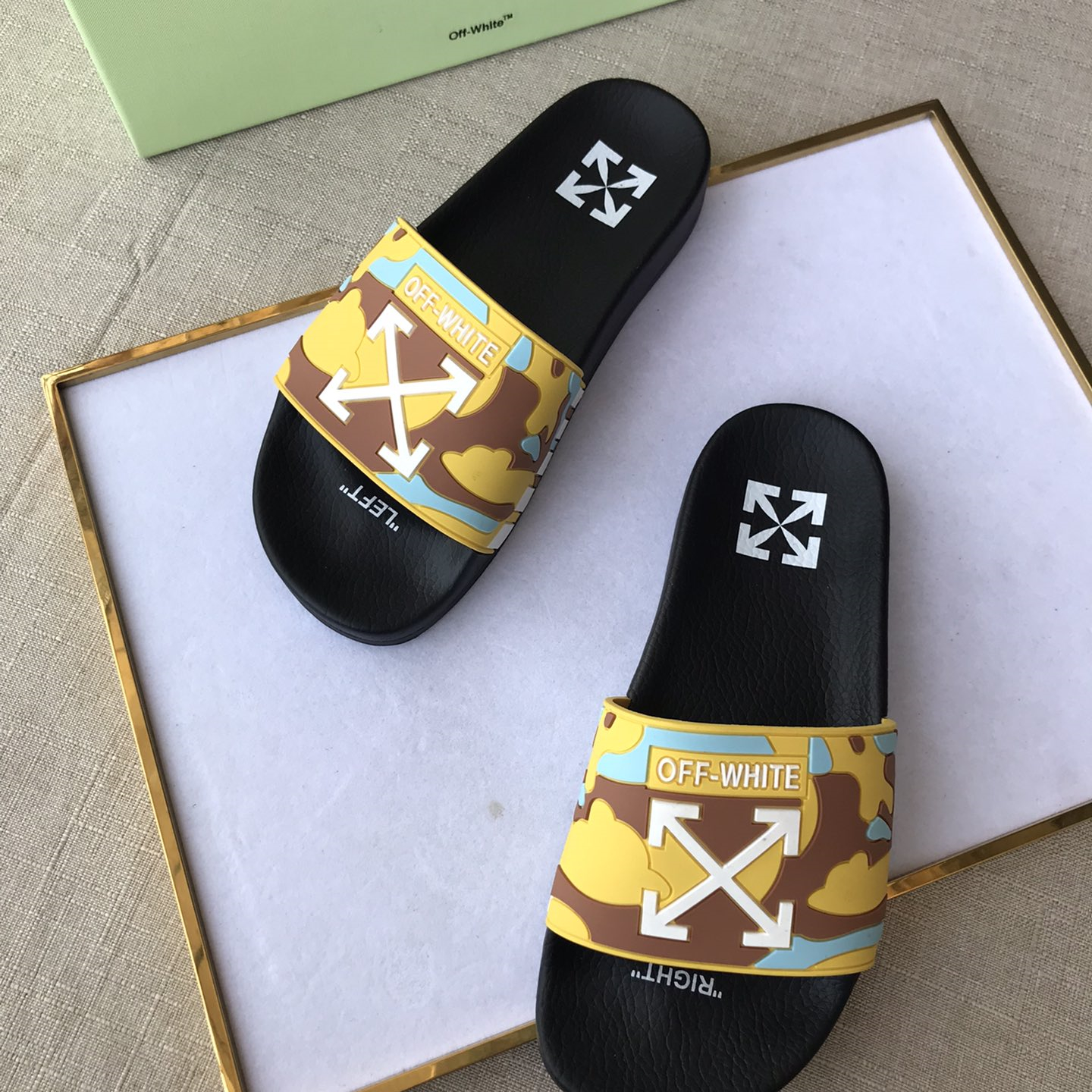 OFF White Mens Women Sandals Gr. 36-46