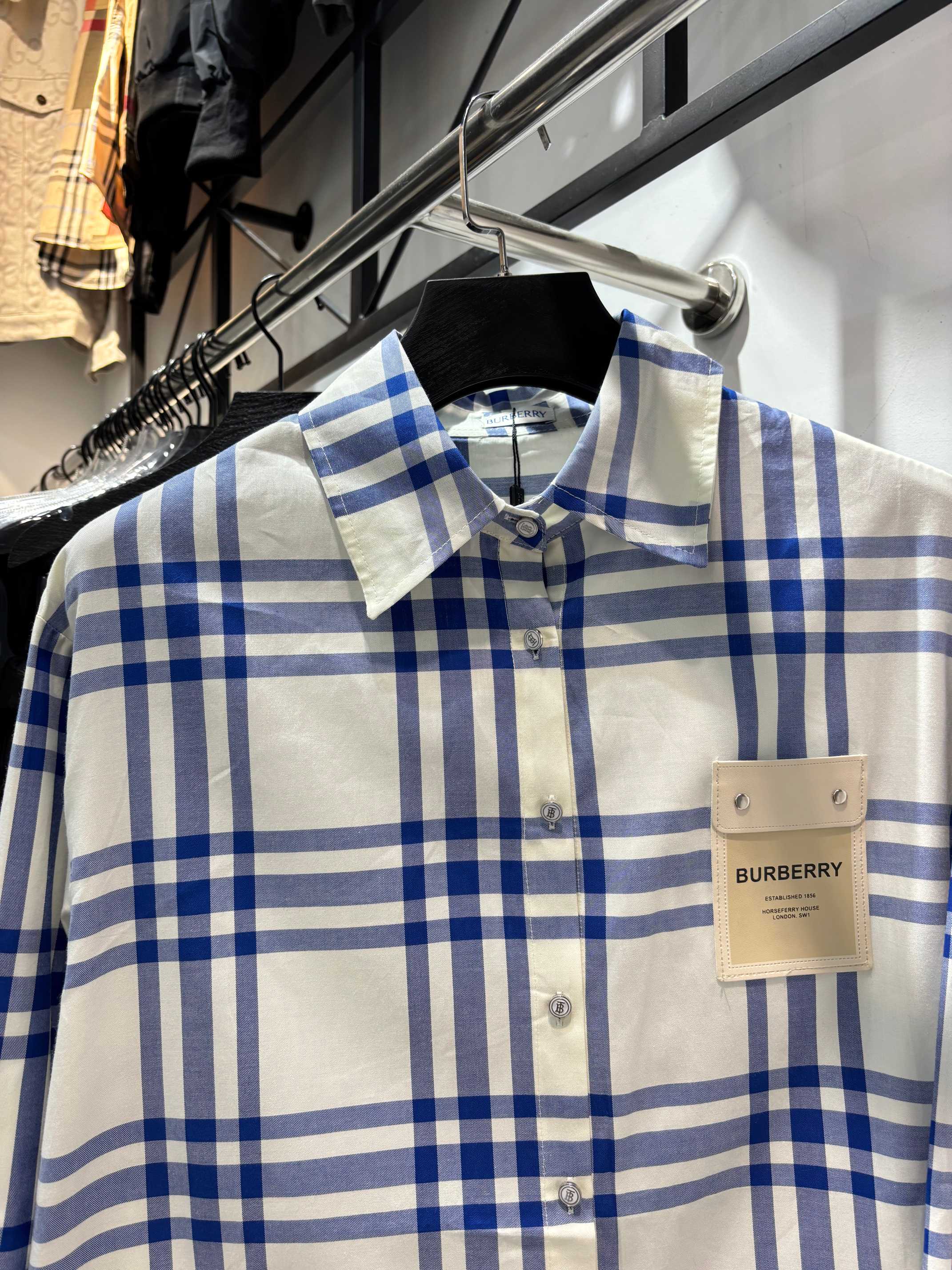 Burberry Unisex Shirt Size S-XL