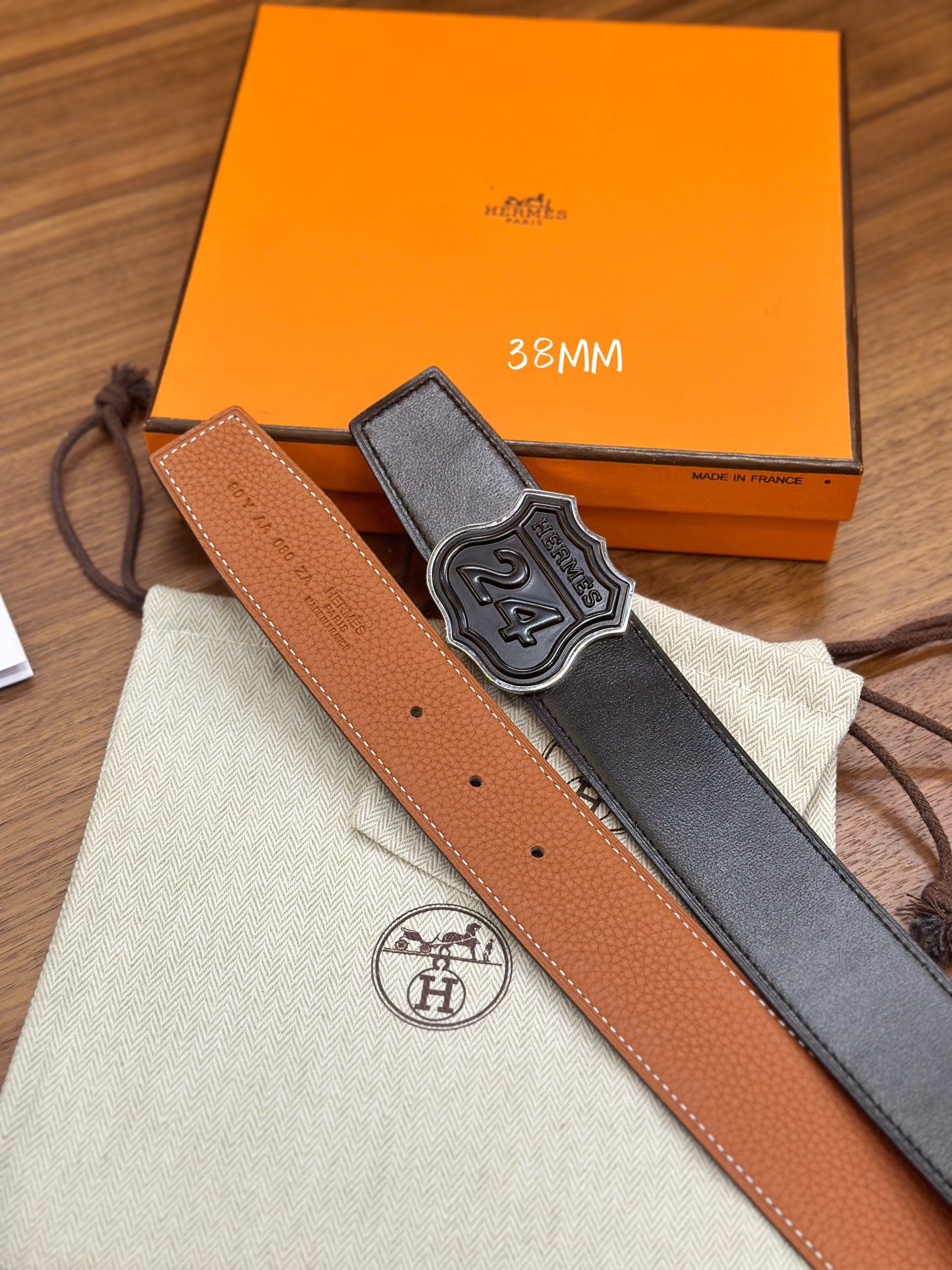 Hermes Men Belt Width 3.8cm
