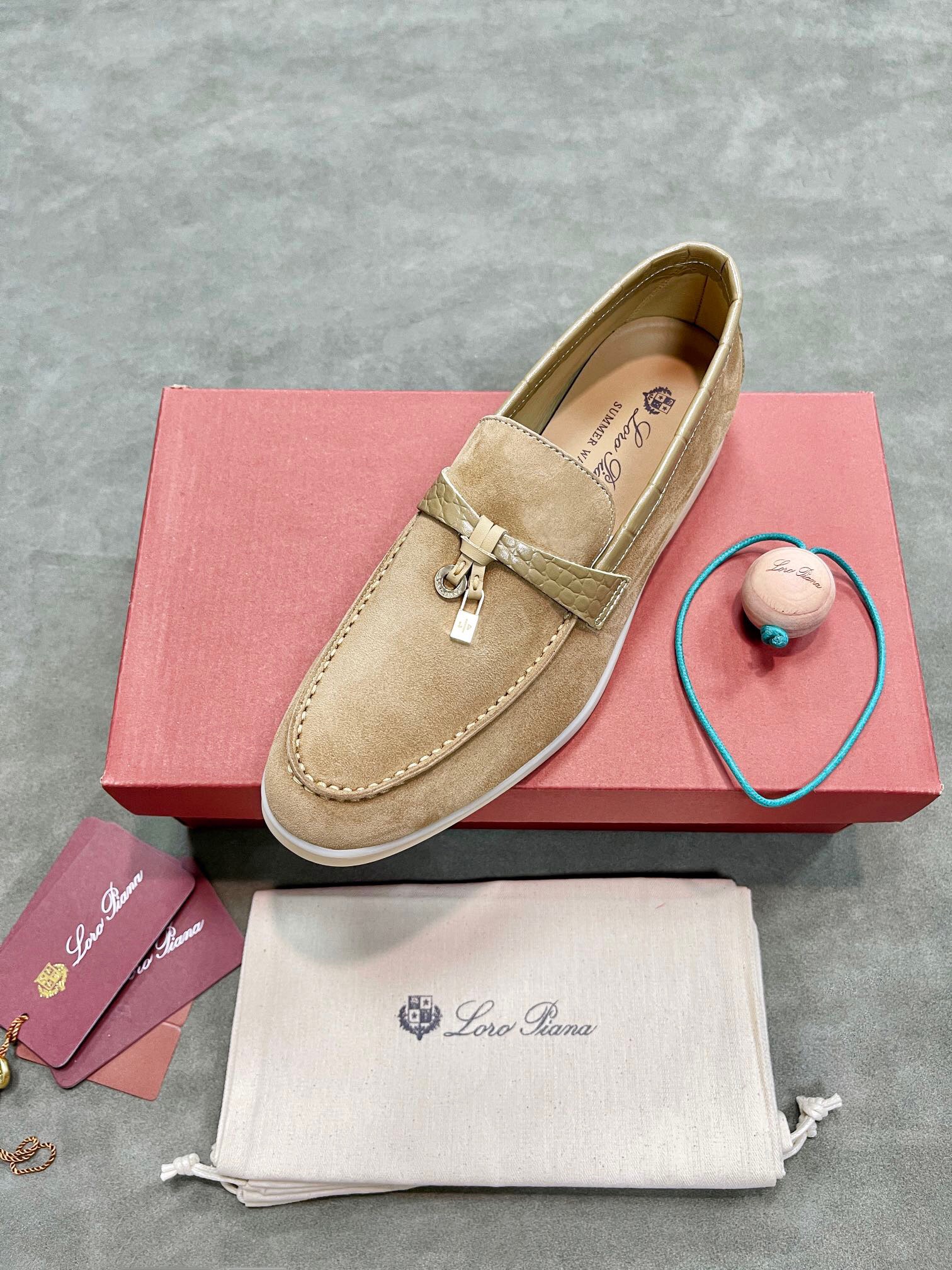 Loro Piana Unisex Loafers Size 36-45