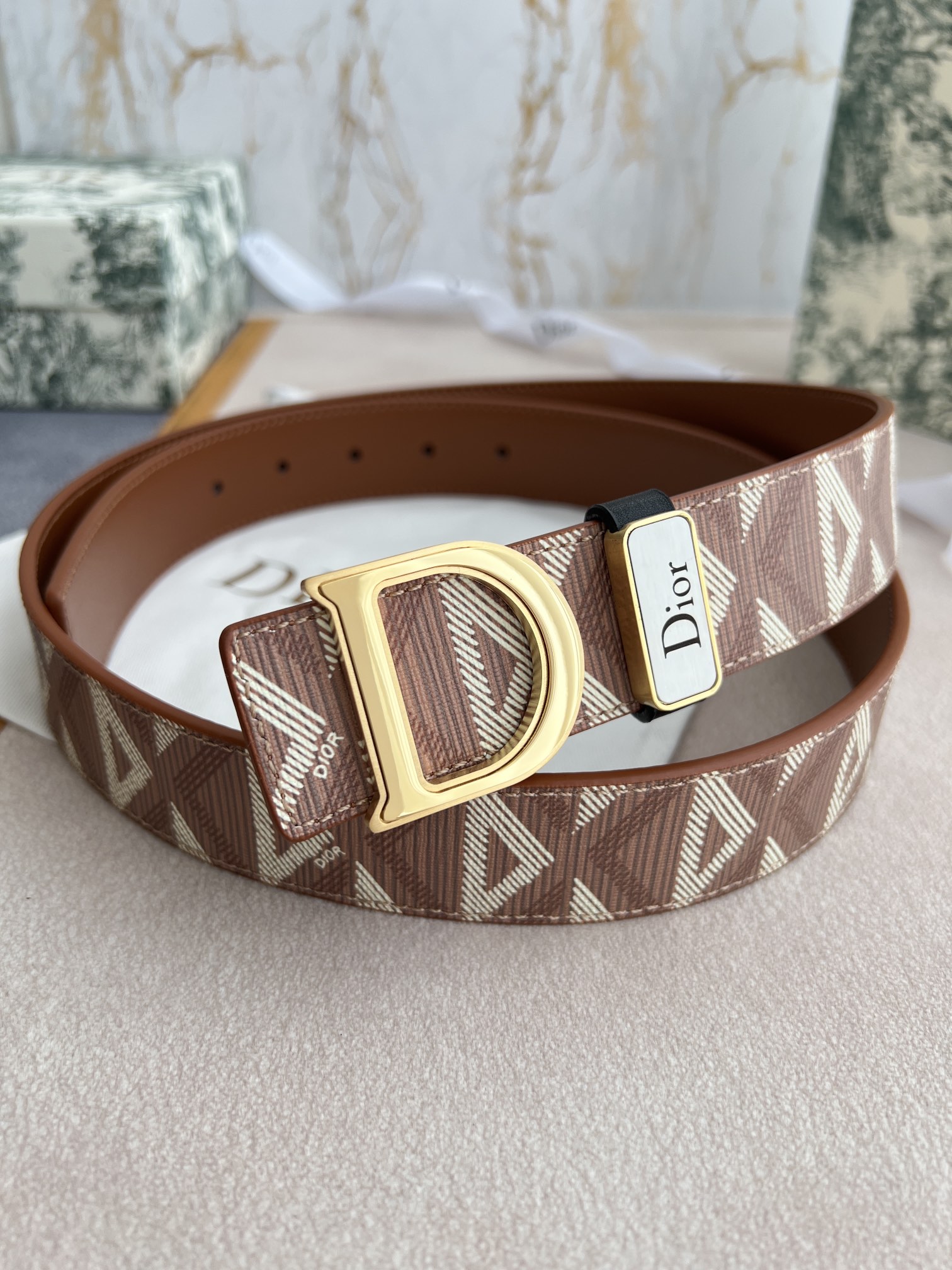 Dior Men Belt Width 3.5cm