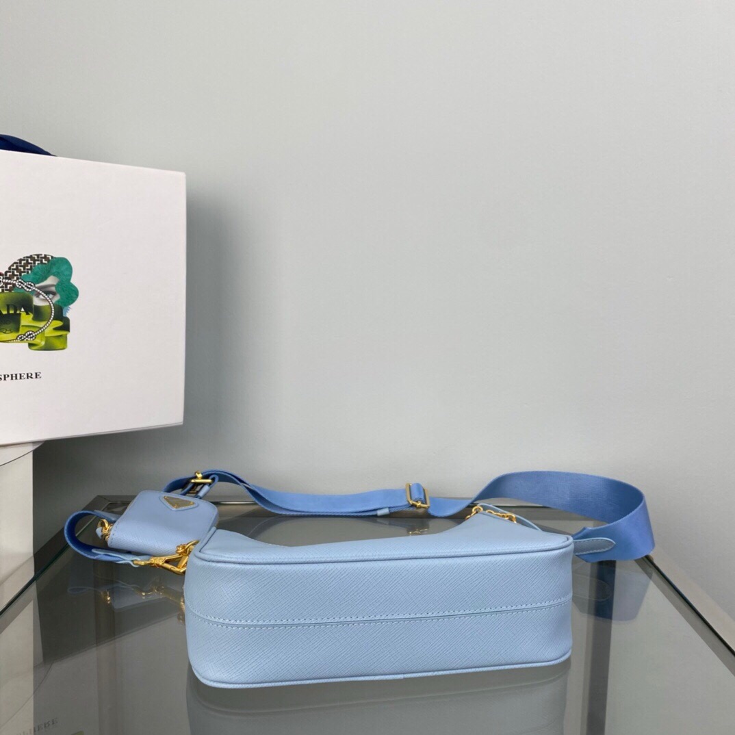 Prada 1BH204 Redition 2005 Women Bags Leather 22*18*6cm