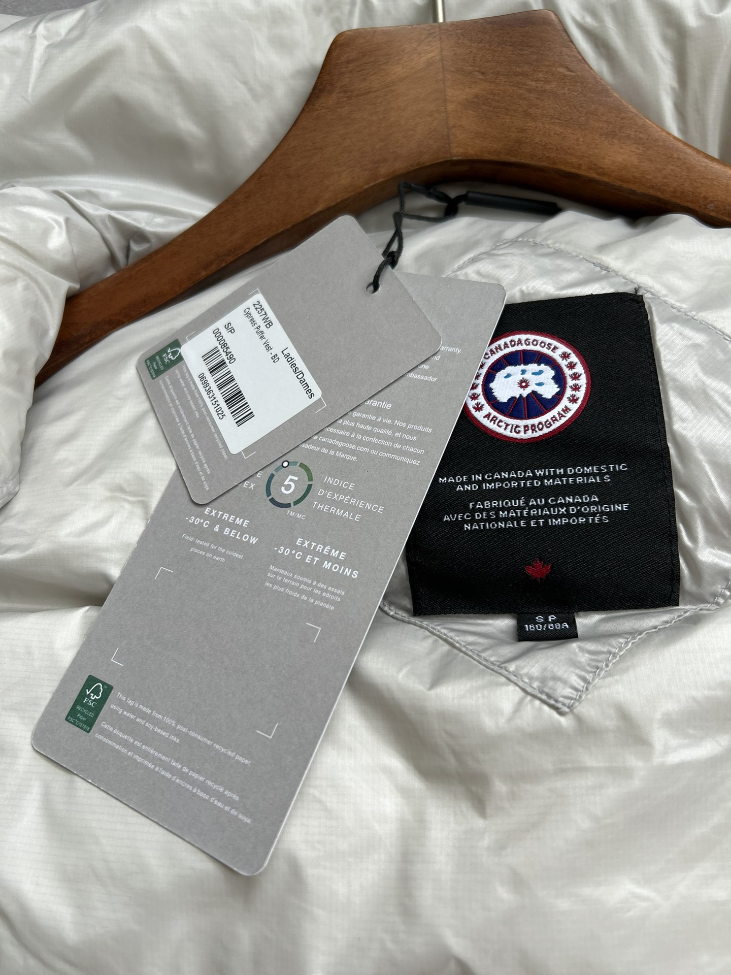 Canada Goose E2257WB Cypress Women Winter Vest Size XS-XL