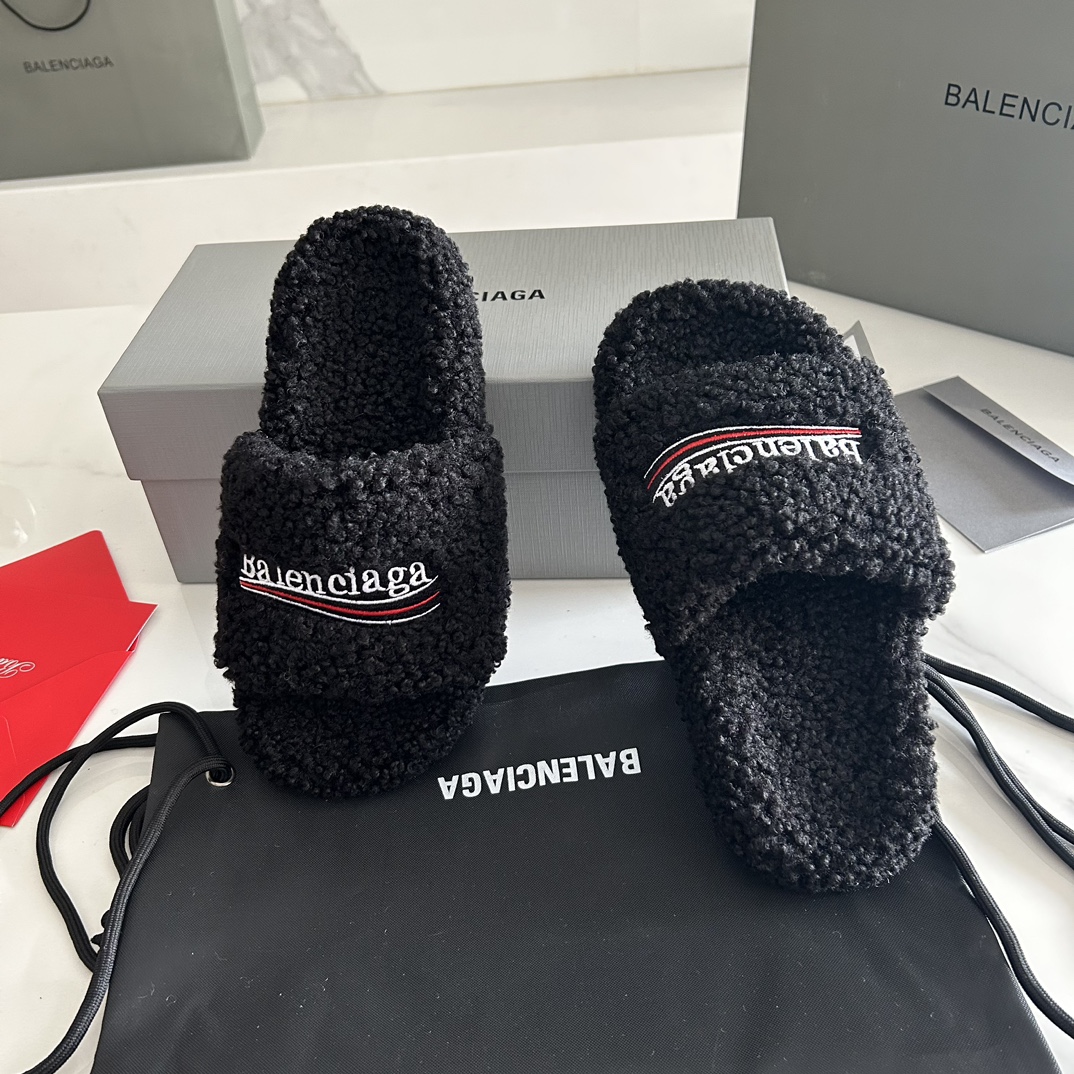 Balenciaga 23FW New Winter Slippers Size 35-41