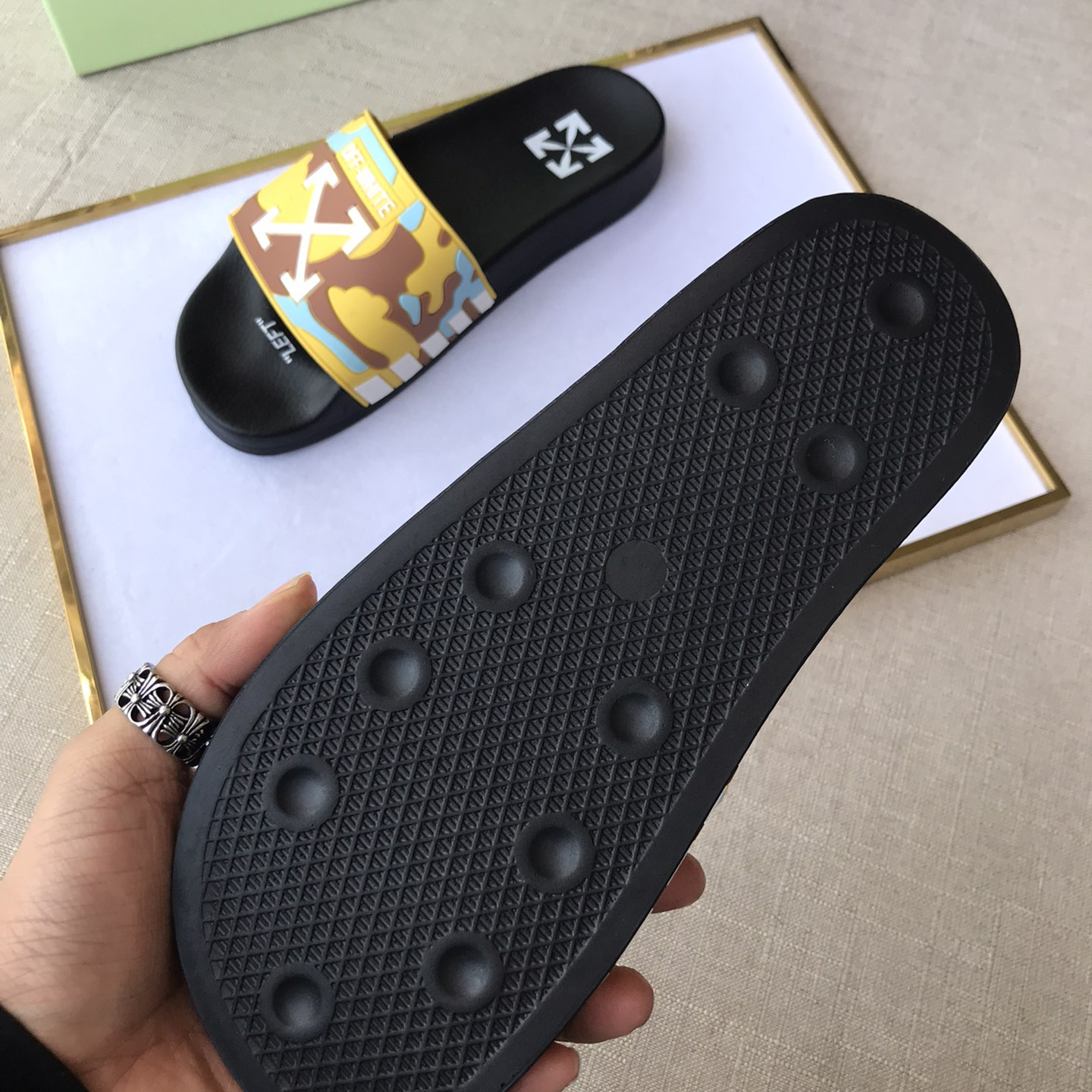 OFF White Mens Women Sandals Gr. 36-46