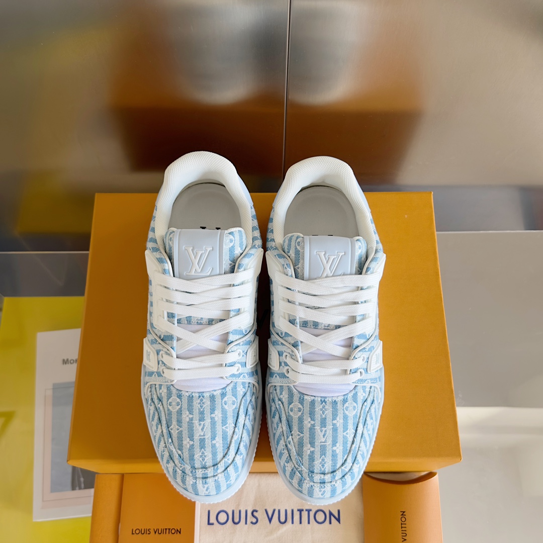 Louis Vuitton 2024New LV Trainer Sneaker Size 36-46