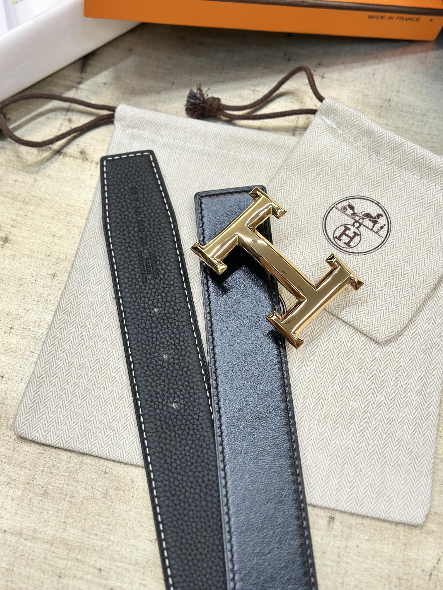 Hermes Men Belt Width 3.8cm