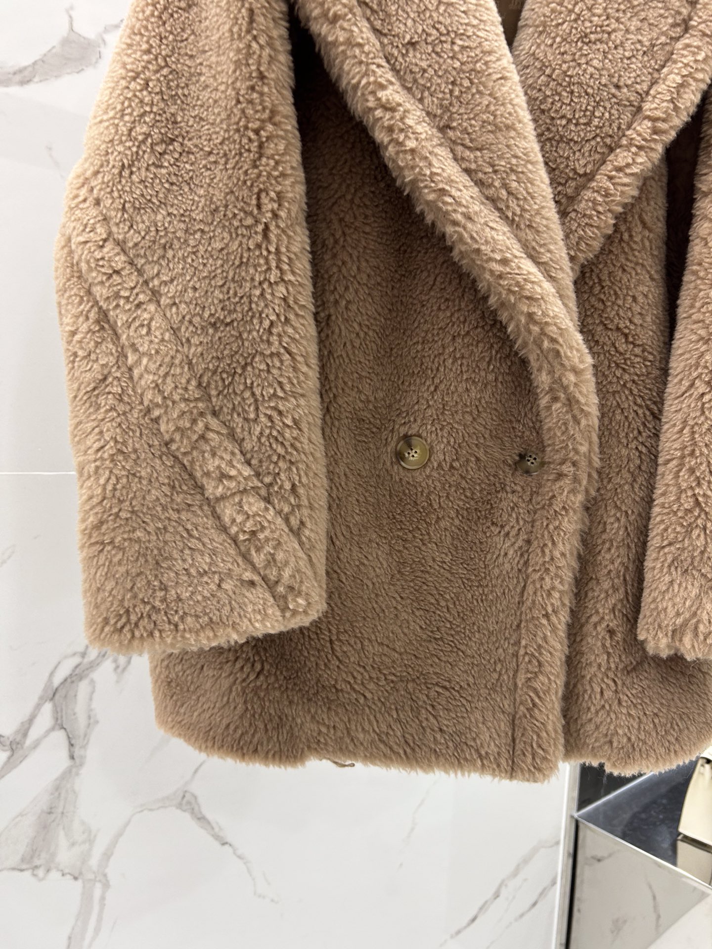 Max Mara Teddy fur Short coat Size XS-M