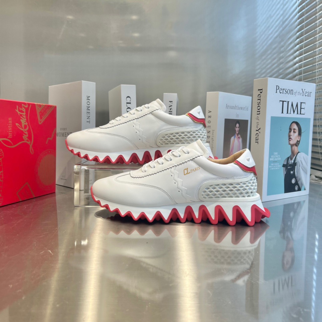 Christian Louboutin Loubishark Sneaker Size 36-46  8-Color