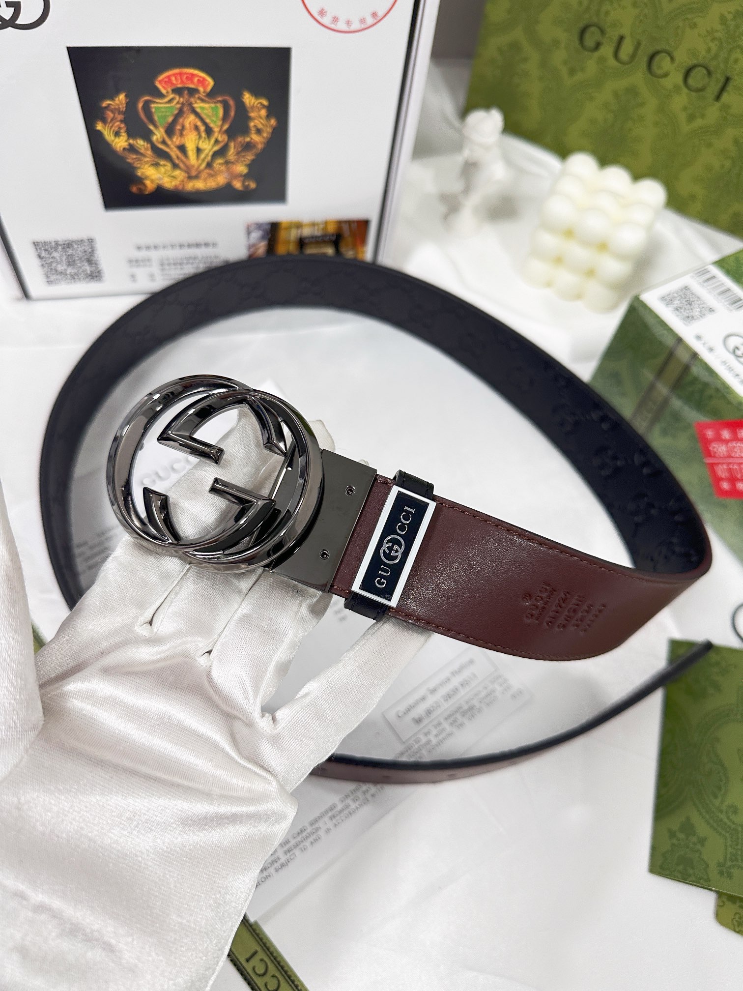 Gucci Men Belt Width 3.8cm