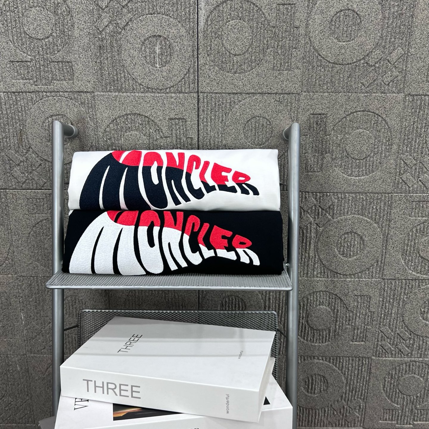 Moncler T Shirt  Embroider Logo Size XS-L