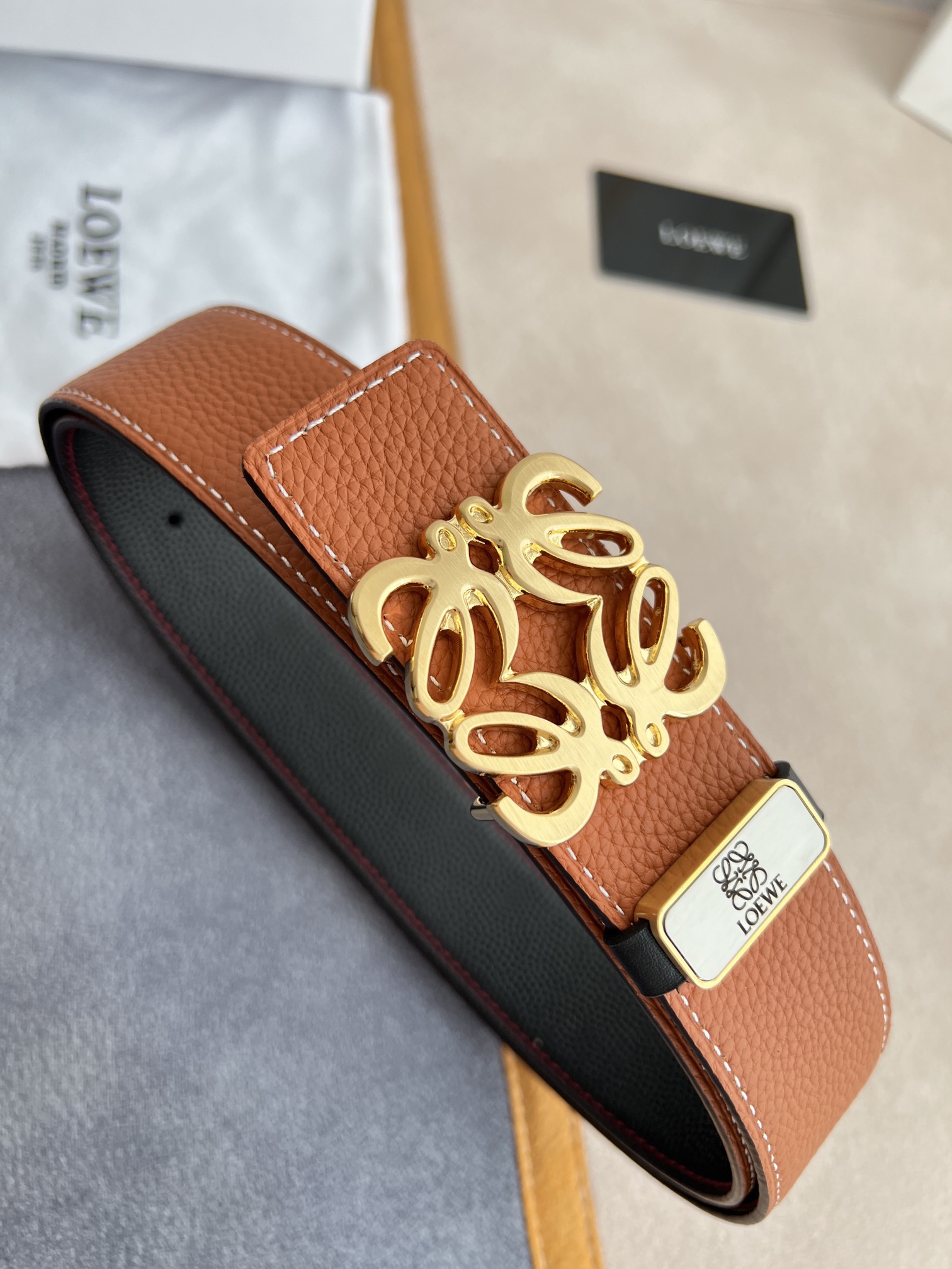 Loewe Men Belt Width 3.8cm
