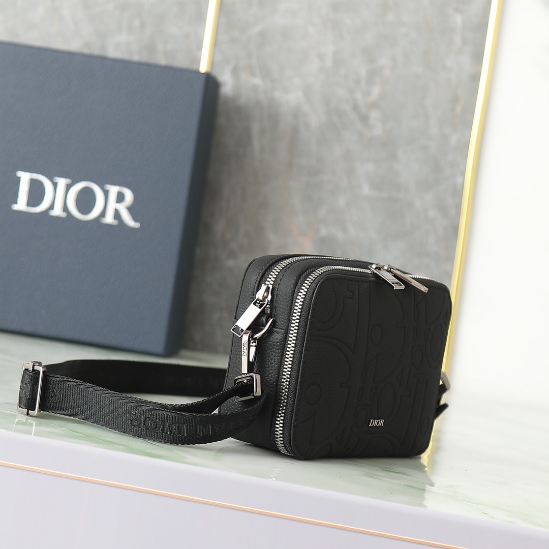 Dior Gravity Men Shoulder Bags Size 17*12.5*6cm