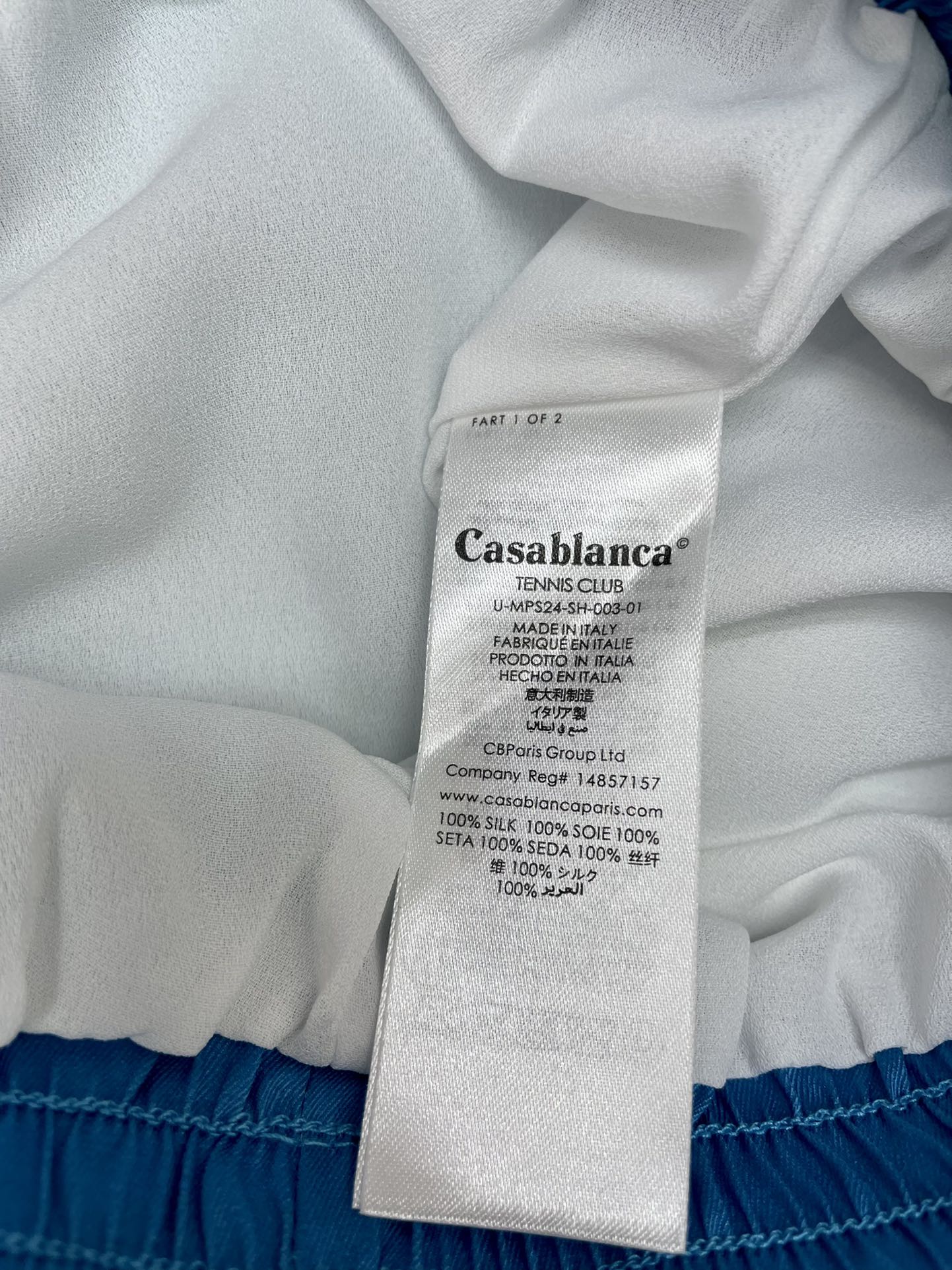 Casablanca Shorts Size S-XL