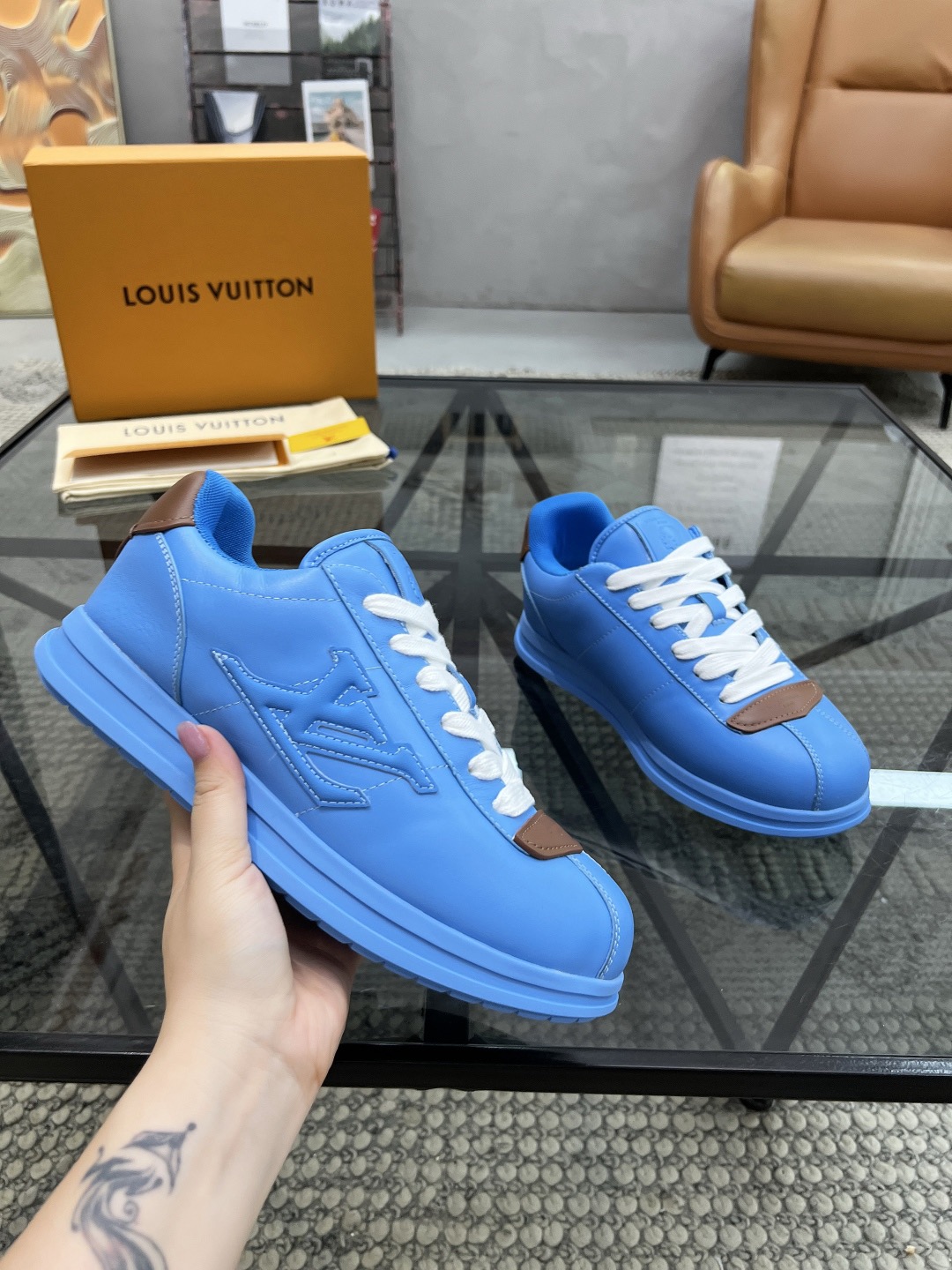 Louis Vuitton Buttersoft Pharrell Williams Monogram Sneaker Size 36-46