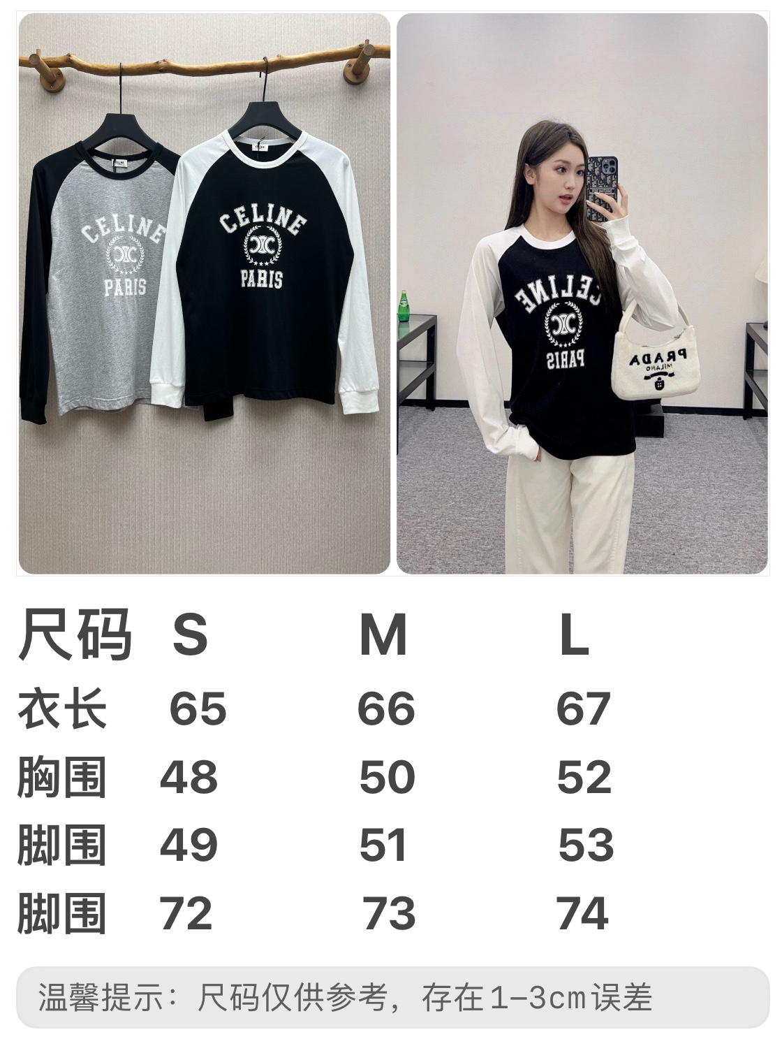 Celine 2025SS New Sweatshirt Size S-L