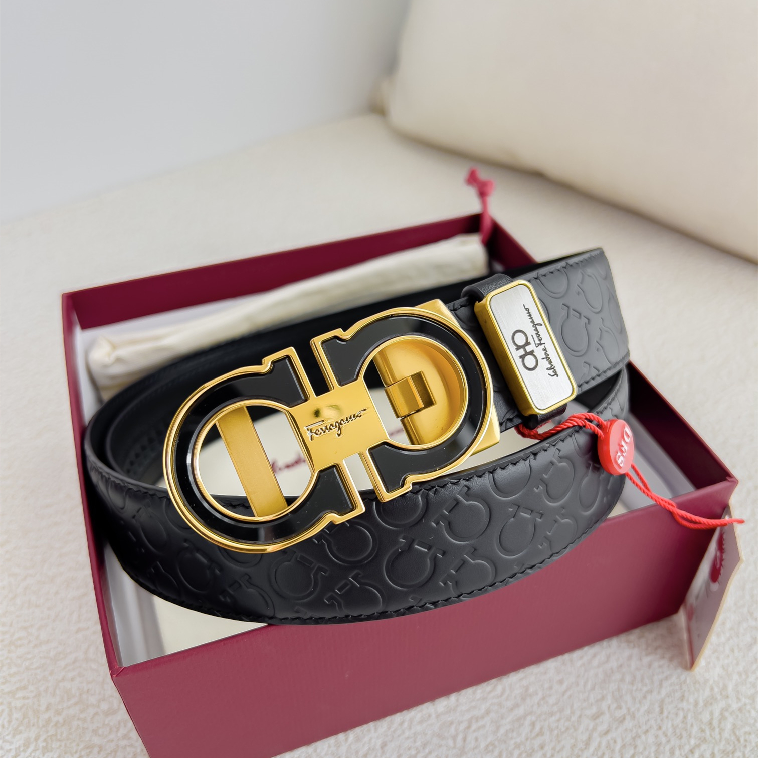 Ferragamo Men Belt Width 3.5cm