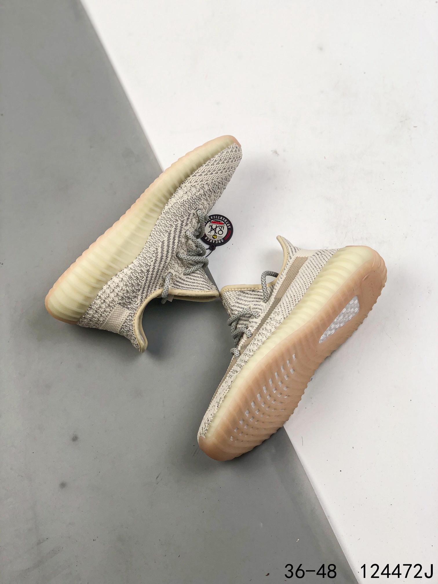 Yeezy 350 Boost 350 V2 Mens/Women Sneakers Shoes Light Yellow 36 - 45
