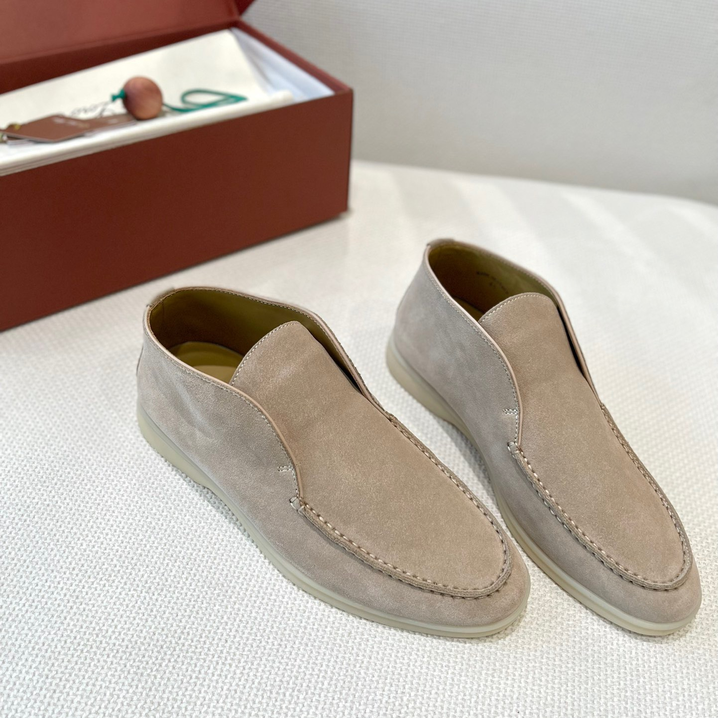 Loro Piana Unisex Loafers High Top Size 36-45