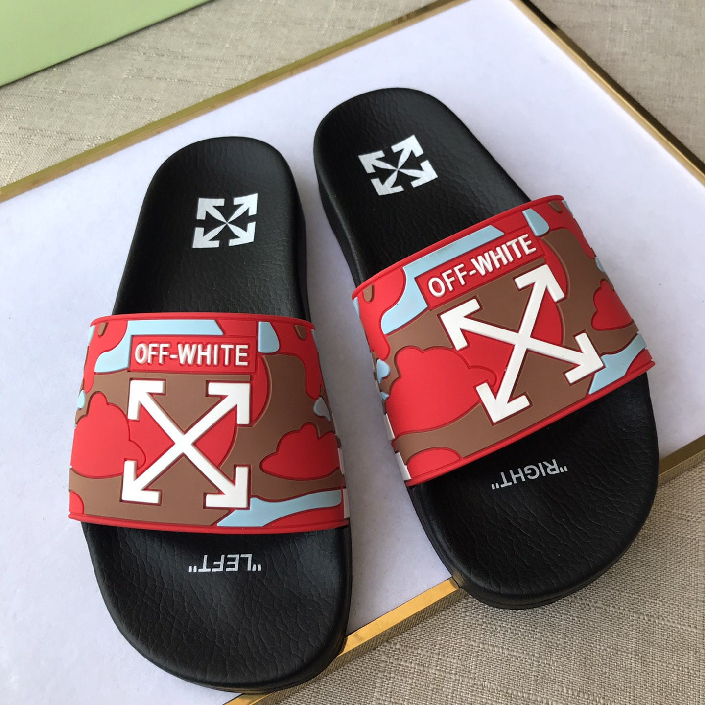 OFF White Mens Women Sandals Gr. 36-46