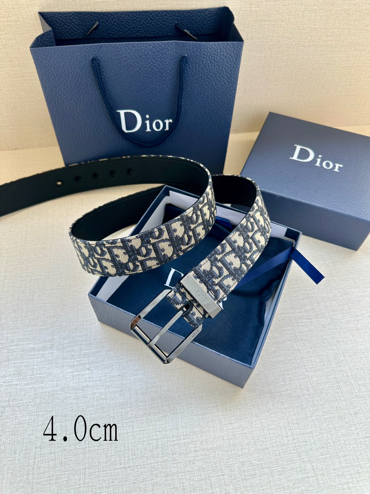 Dior Men Belt Width 4cm