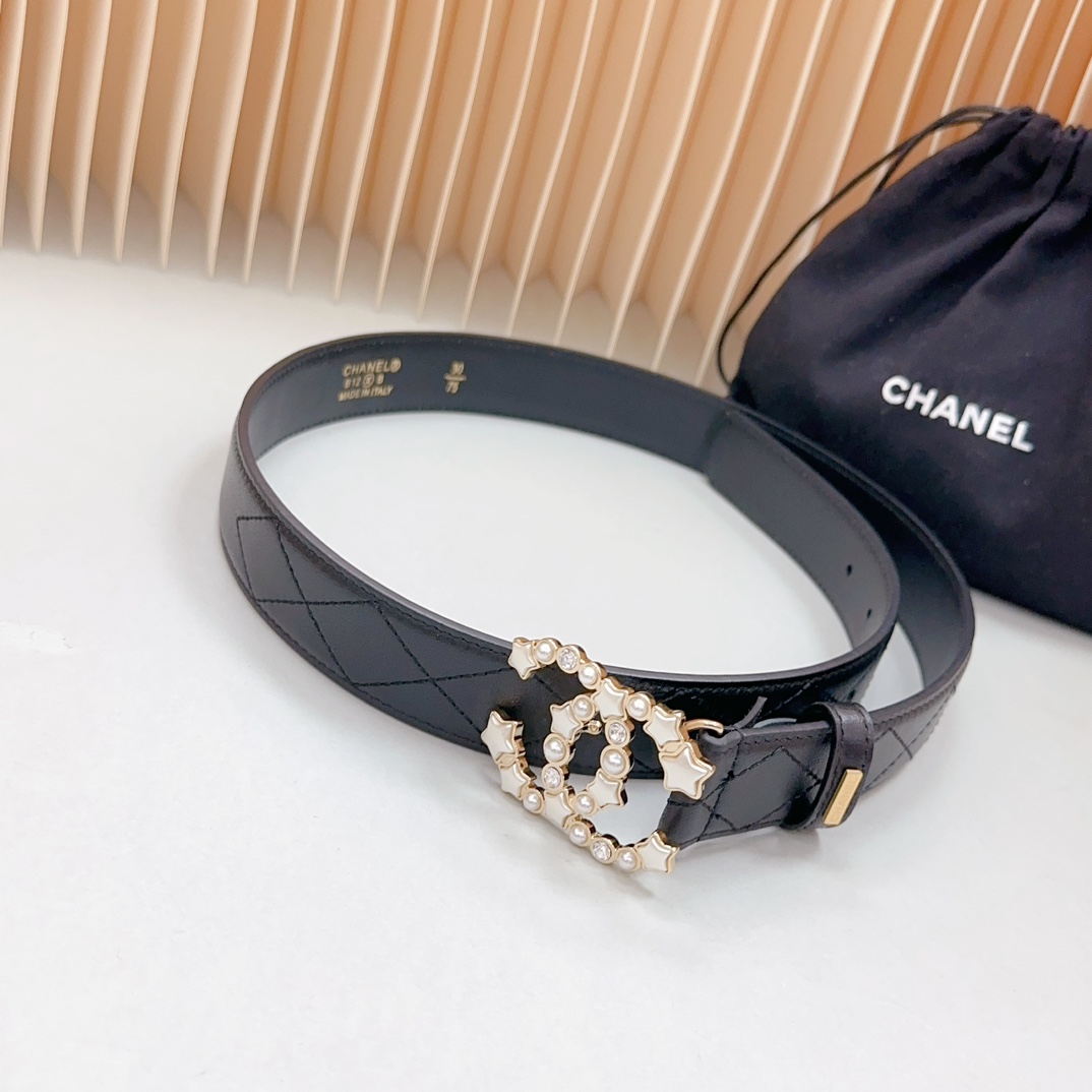 Chanel Women Belt Width 3cm