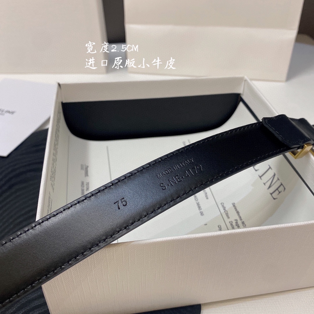 Celine Women Belt Width 2.5cm