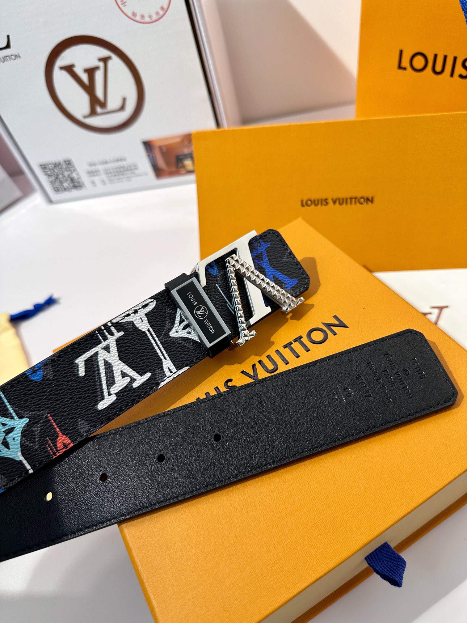 Louis Vuitton Men Belt Width 3.8cm