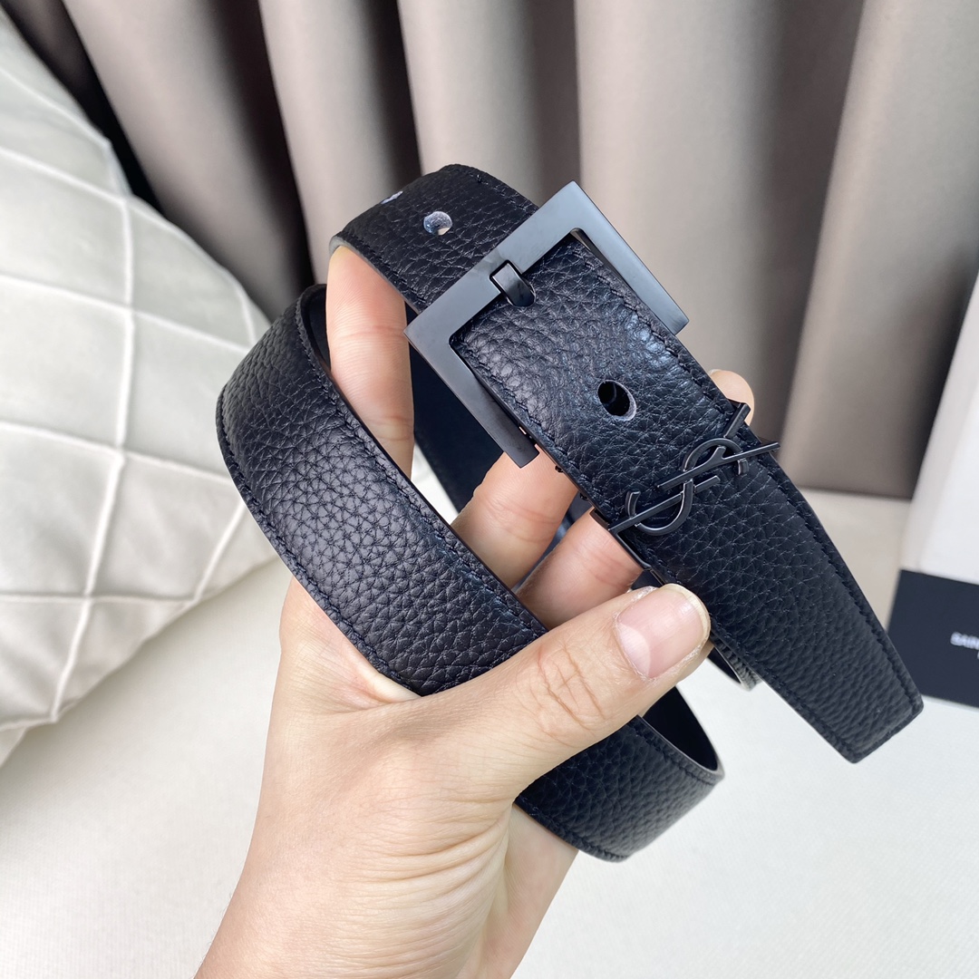 YSL Women Belt Width 3cm