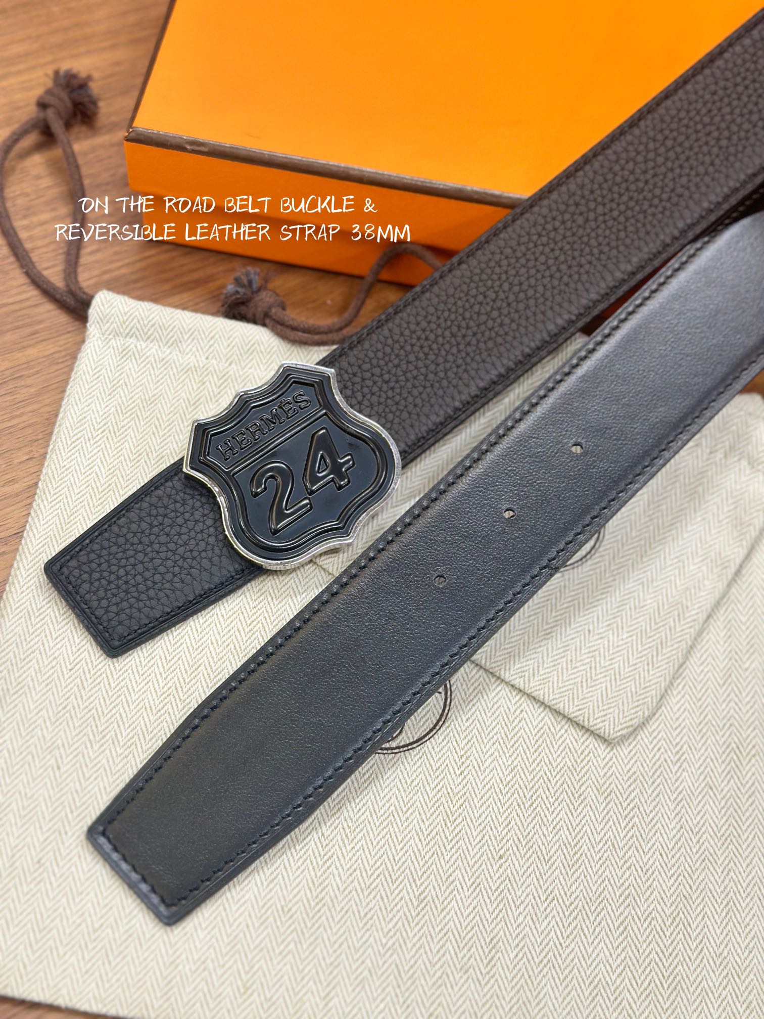 Hermes Men Belt Width 3.8cm