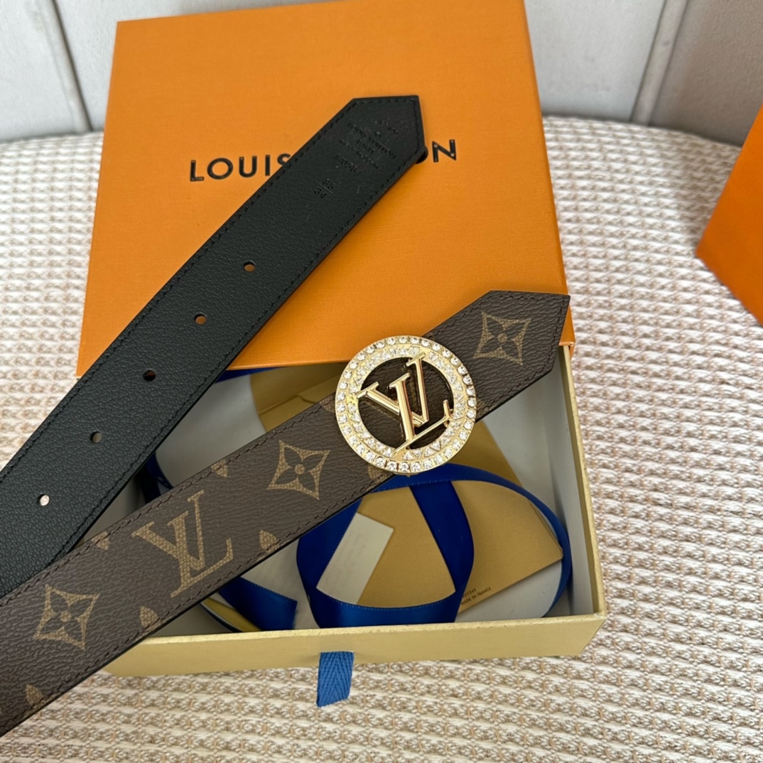 Louis Vuitton Women Belt Width 3.5cm
