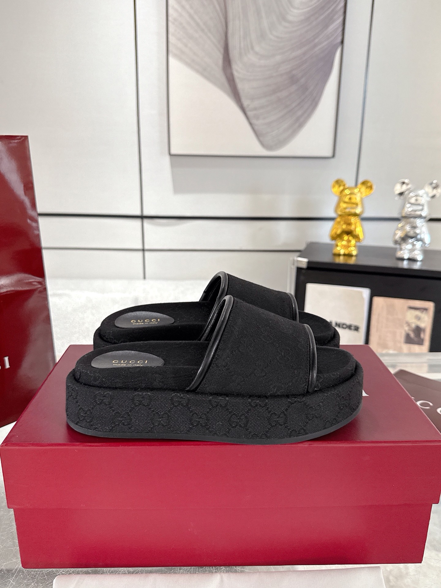Gucci Platform Sandal Slippers Size 36-44