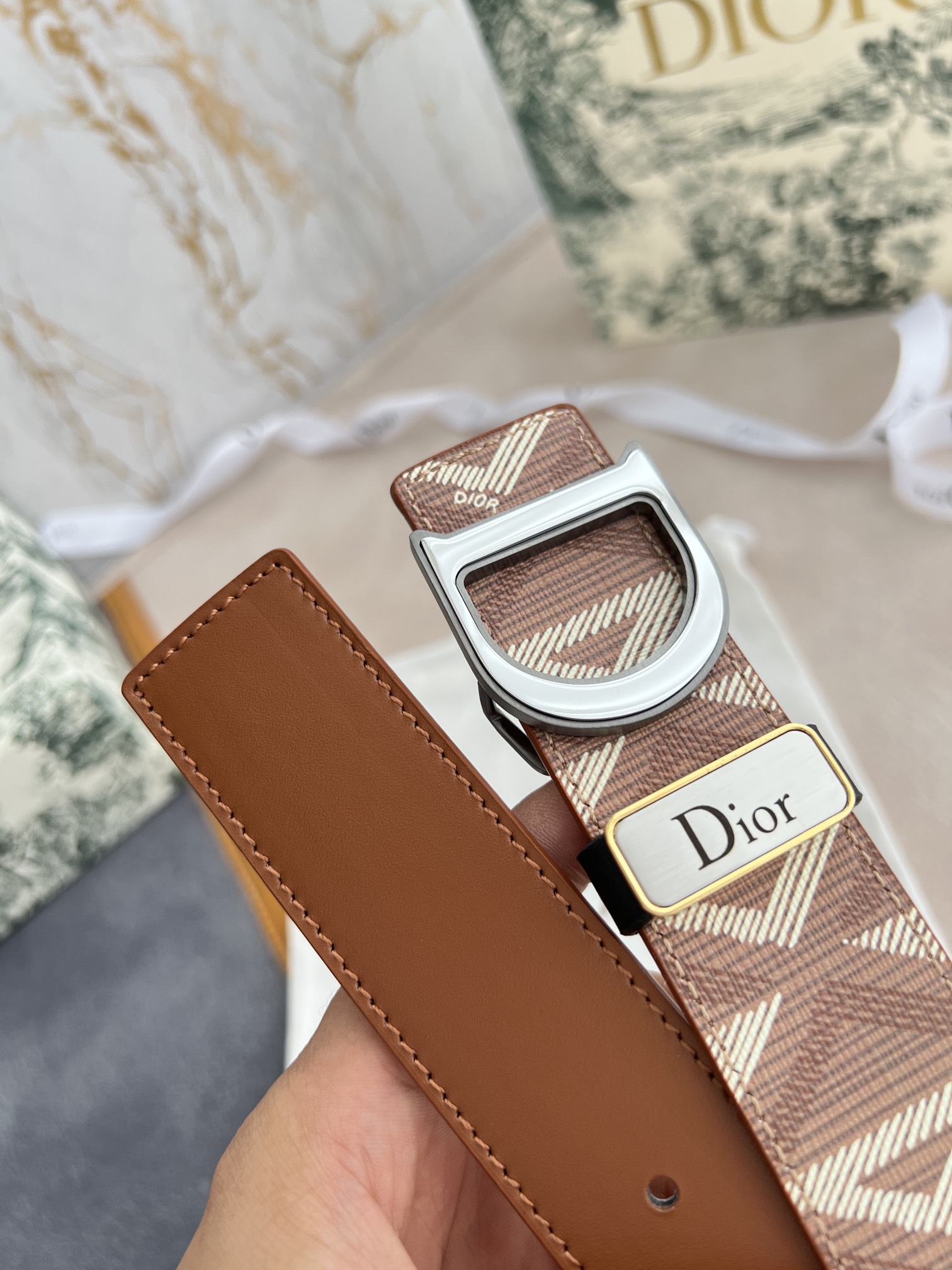 Dior Men Belt Width 3.5cm