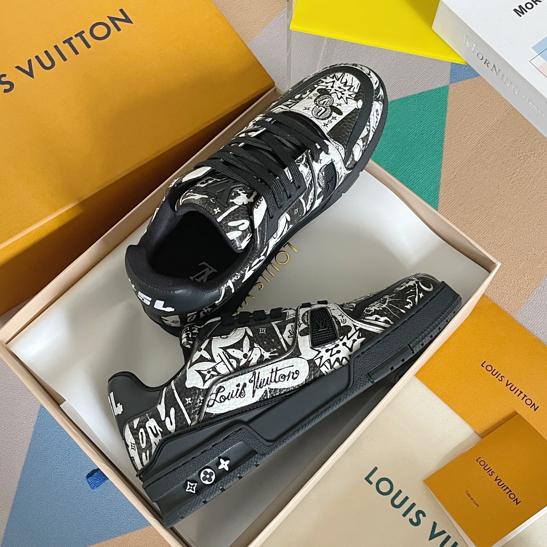 Louis Vuitton 2024New LV Trainer Sneaker Size 36-46