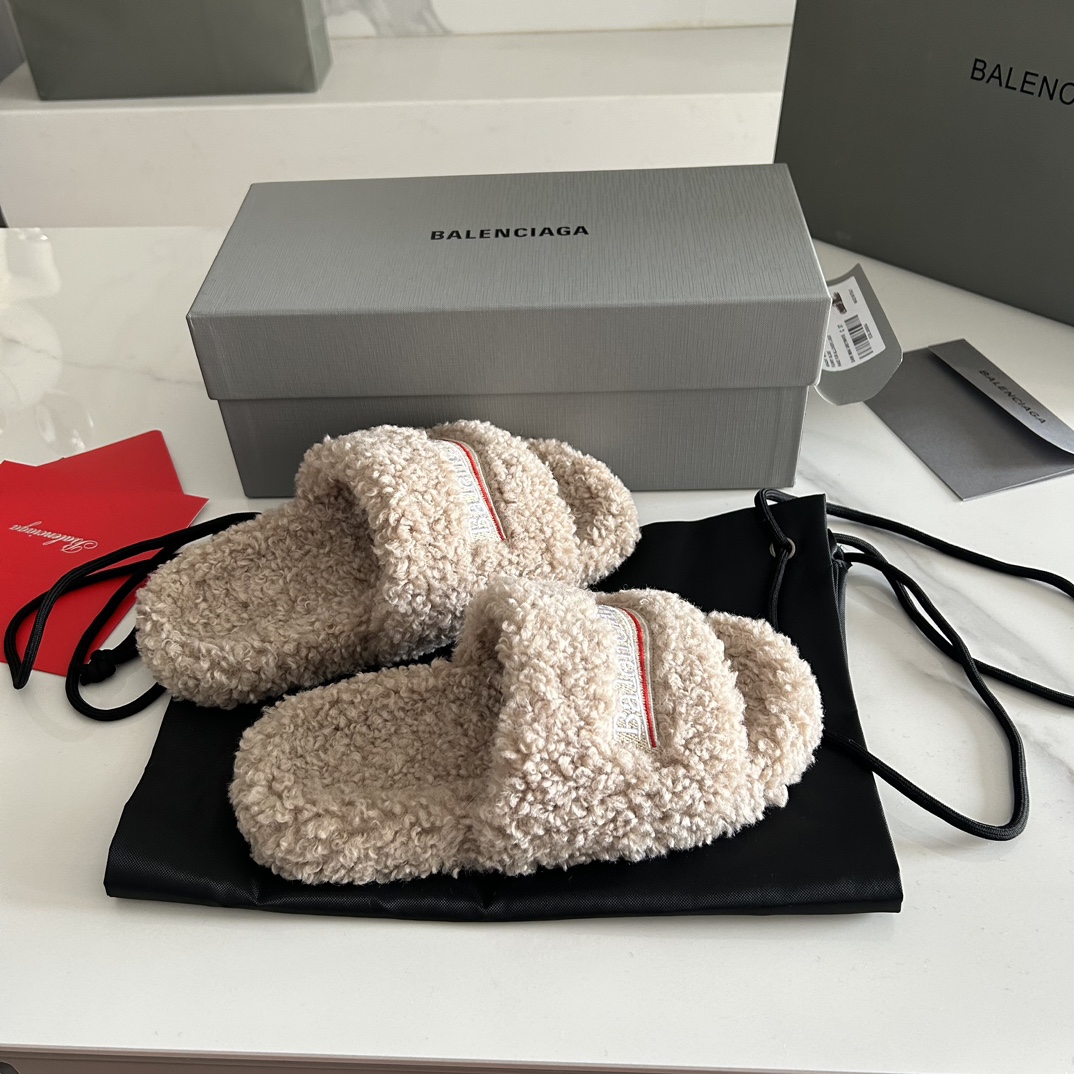 Balenciaga 23FW New Winter Slippers Size 35-41